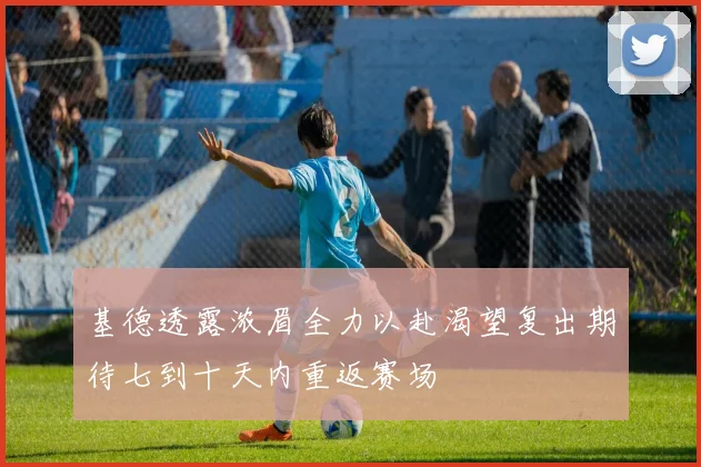 基德透露浓眉全力以赴渴望复出期待七到十天内重返赛场